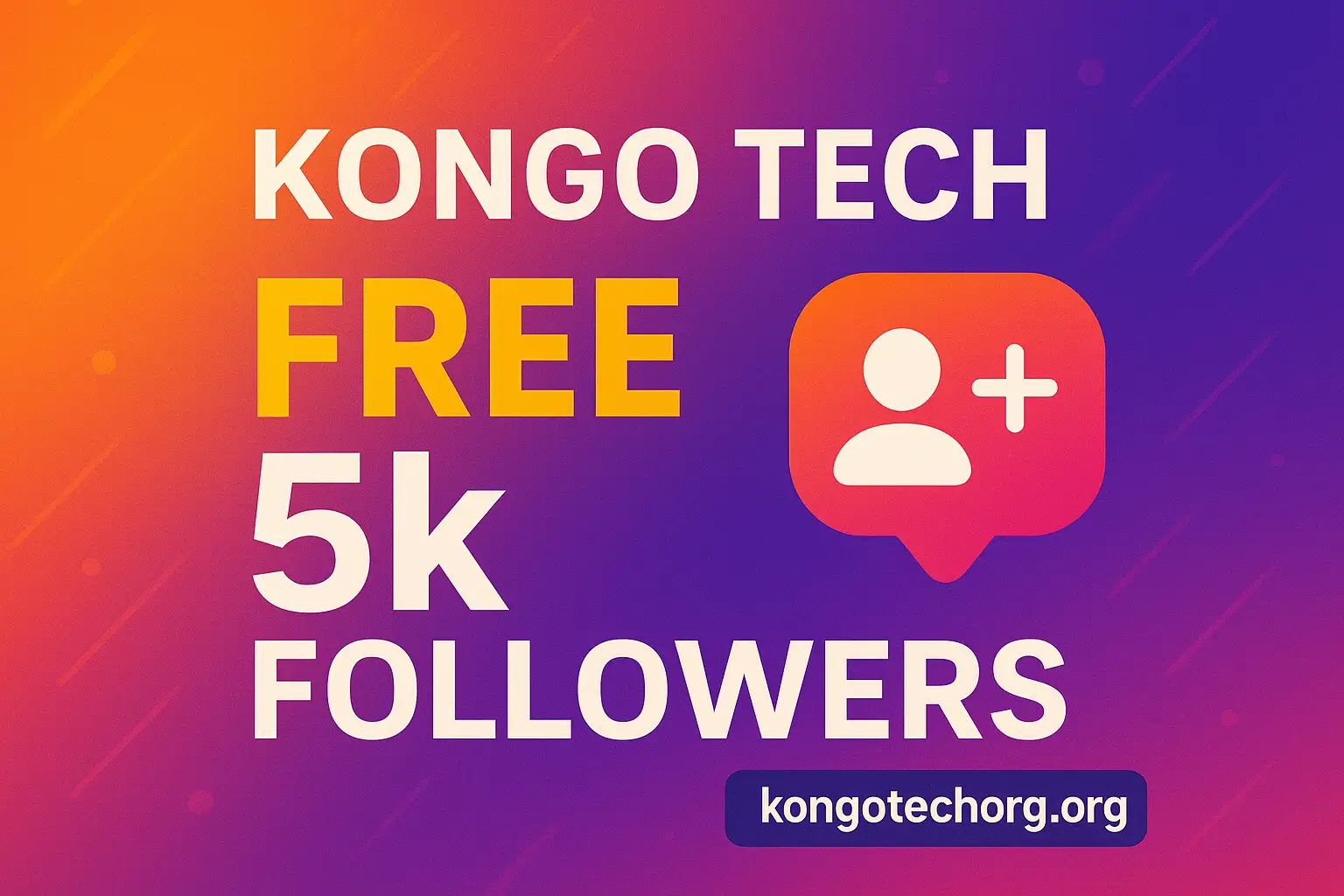 Kongo Tech Free 5k Followers – Real or Fake?
